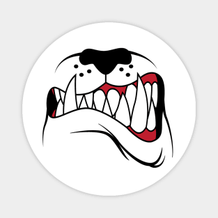 Mouth Mask Bulldog Masks Scary Halloween Grin Magnet